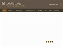 Tablet Screenshot of lookuplodge.com